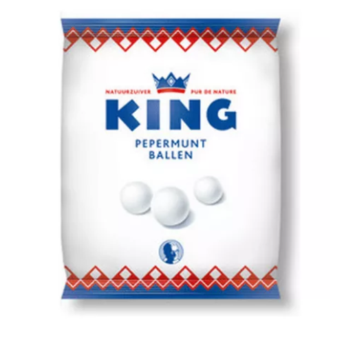 KING PEPERMUNTBALLEN 250 GR