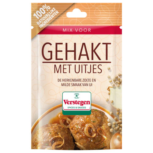 Verstegen gehakt uitjes paneermeel 40gr