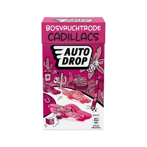Autodrop bosvruchtrode cadillacs 280 gr.