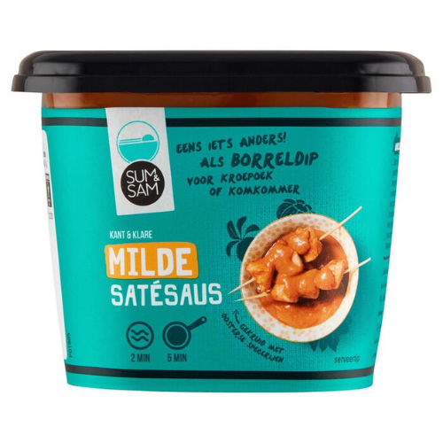 Sum en sam satésaus mild k&k 400 gr.