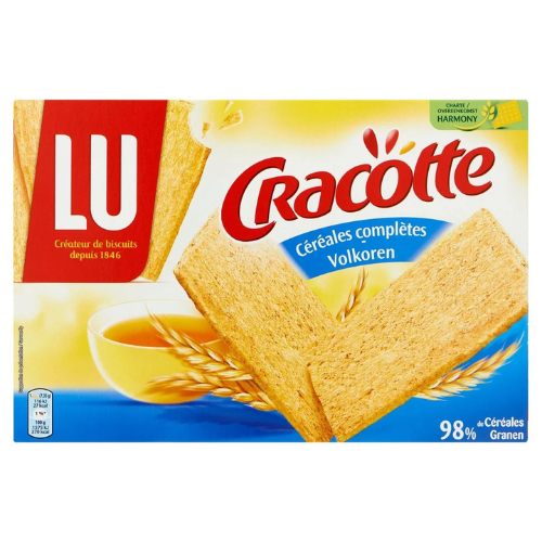 Lu cracottes vezelrijk volkorenmeel 250 gr