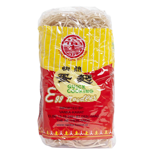 Lucky life brand egg noodles 500 gr