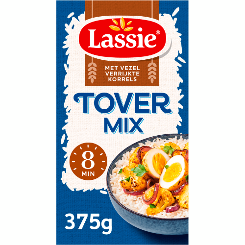 Lassie toverrijst extra vezels 375 gr
