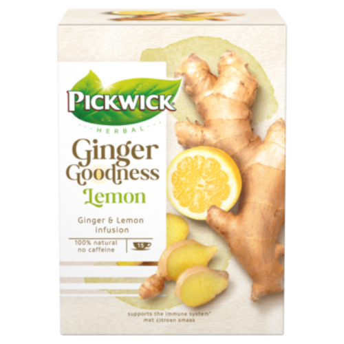Pickwick ginger goodness honey 15 st