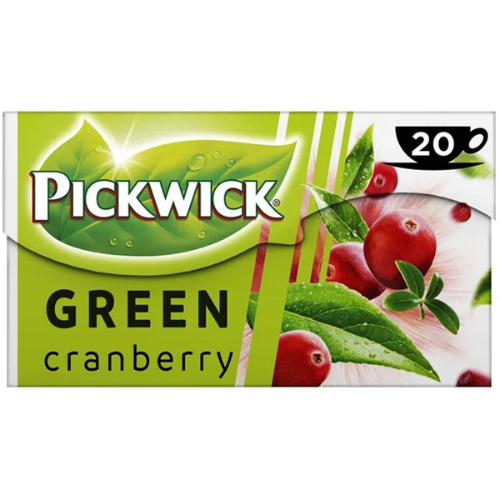 Pickwick green tea cranberry 20 st