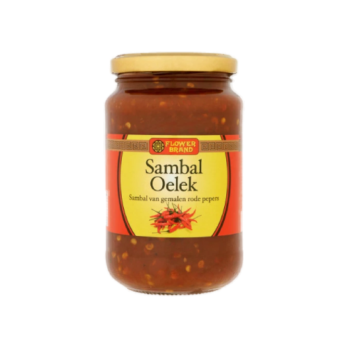 FLOWER BRAND SAMBAL OELEK 375 GR.