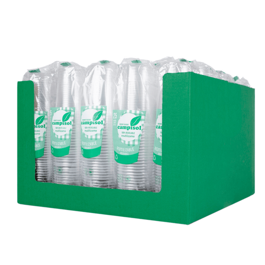 CAMPISOL VASOS PL. 330 TTE. REUTIL. 25 U.