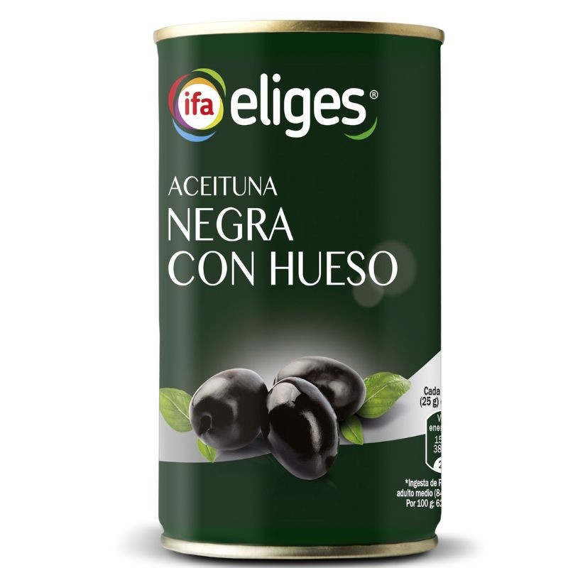 IFA-ELIGES ACEITUNAS NEGRAS LISAS 185 GR.