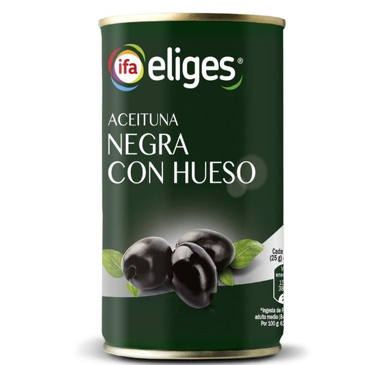 IFA-ELIGES ACEITUNAS NEGRAS LISAS 185 GR.
