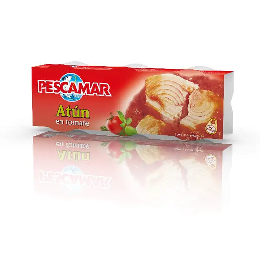PESCAMAR ATÚN TOMATE RO-80 PACK-3