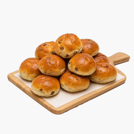 BAKKER MINI ROZIJNENBOLLEN 9 ST.