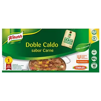 KNORR DOBLE CALDO CARNE 960 GR.