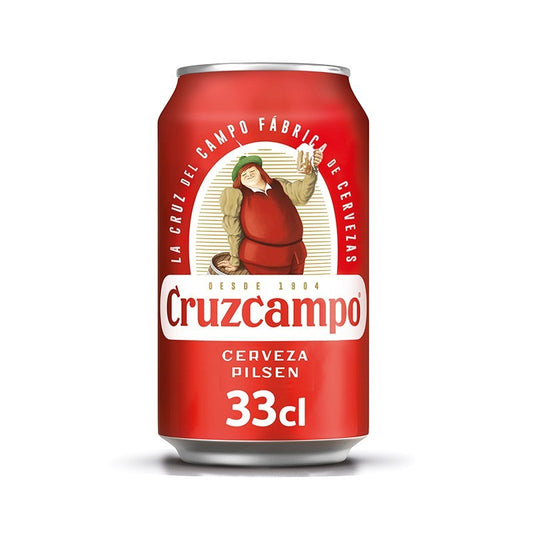 CRUZCAMPO CERVEZA LATA 33 CL.