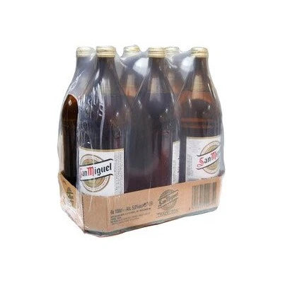 SAN MIGUEL CERVEZA CRISTAL 6x1 LTR.