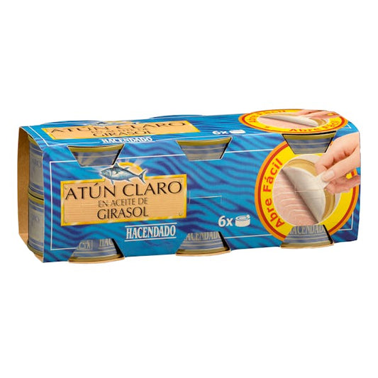 HD ATÚN CLARO ACEITE GIRASOL PACK-6