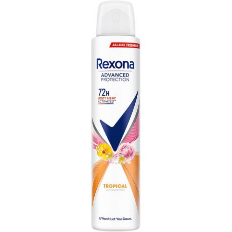 REXONA DEO W. TROPICAL SP. 200 ML.