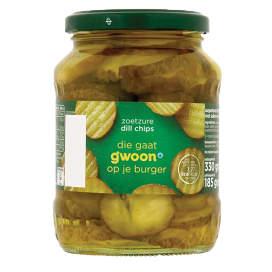 G'WOON DILL CHIPS ZOETZUUR 370 ML.