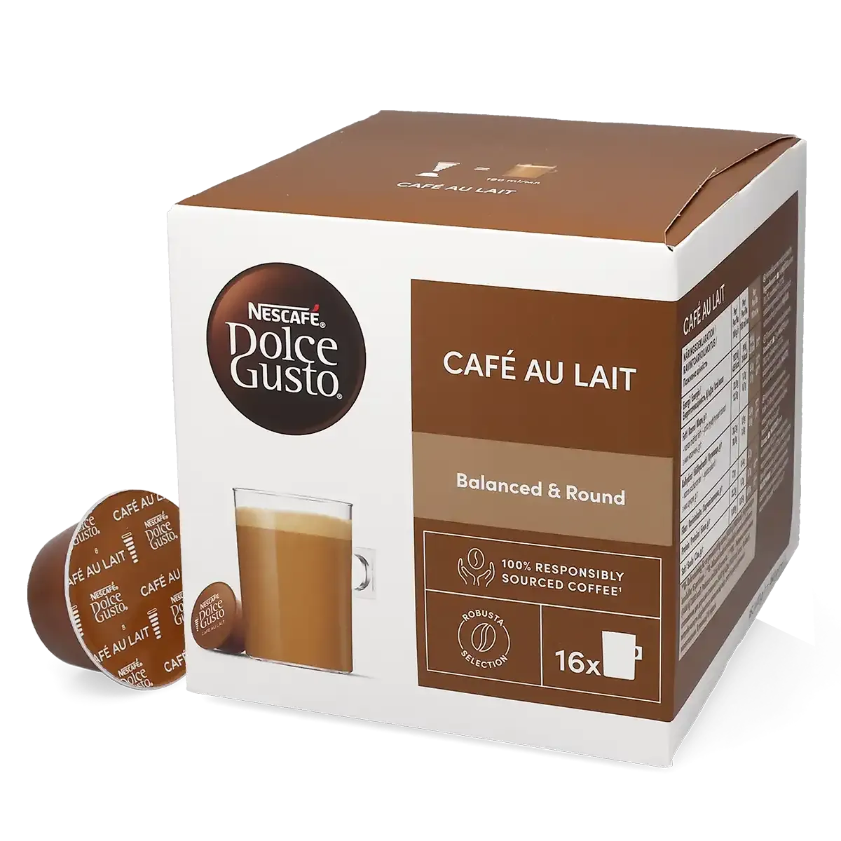 NESCAFÉ D. GUSTO CAFE AU LAIT 16 CAP.