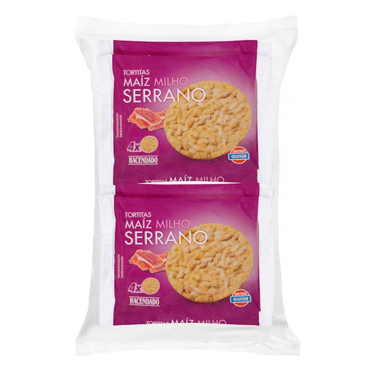 HD TORTITAS MAÍZ SABOR JAMÓN 140 GR.