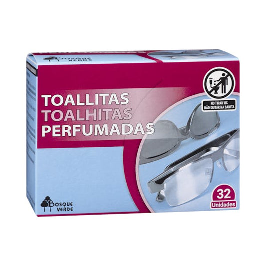 BV TOALLITAS LIMPIAGAFAS PERFUM. 32 UND.