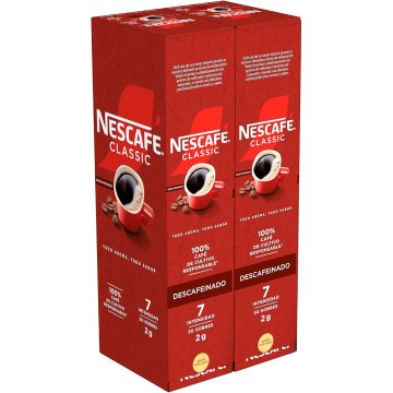 NESCAFÉ DESCAFEINADO SOBRE 100x2 GR.