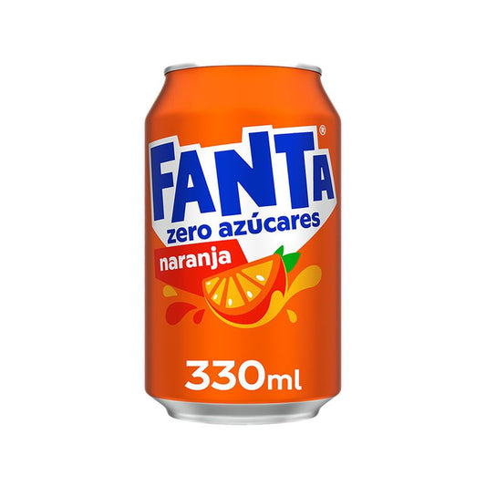 FANTA NARANJA ZERO LATA 33 CL.