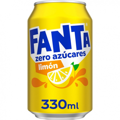 FANTA LIMÓN ZERO LATA 24x33 CL.