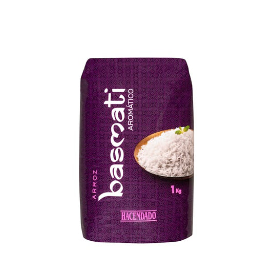 HD ARROZ BASMATI AROMÁTICO PAQ. 1 KG.
