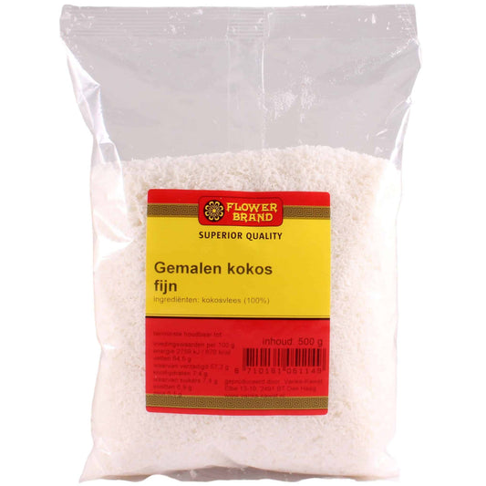 FLOWER BRAND COCOS GEMALEN MED. 500 GR.