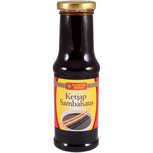 FLOWER BRAND KETJAP SAMBALSAUS 220 ML.
