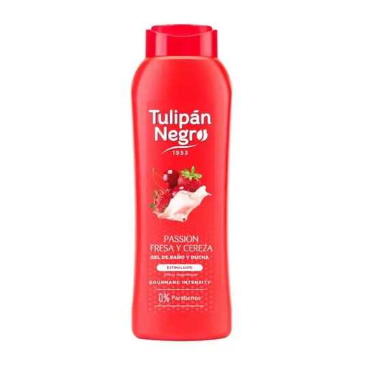 TULIPAN NEGRO GEL FRESA/CEREZA 650 ML.