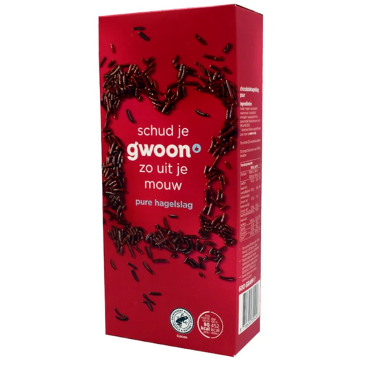 G'WOON HAGELSLAG PUUR 600 GR.