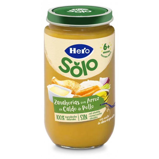 HERO BABY ZANAHORIA ARROZ 6 M. 235 GR.