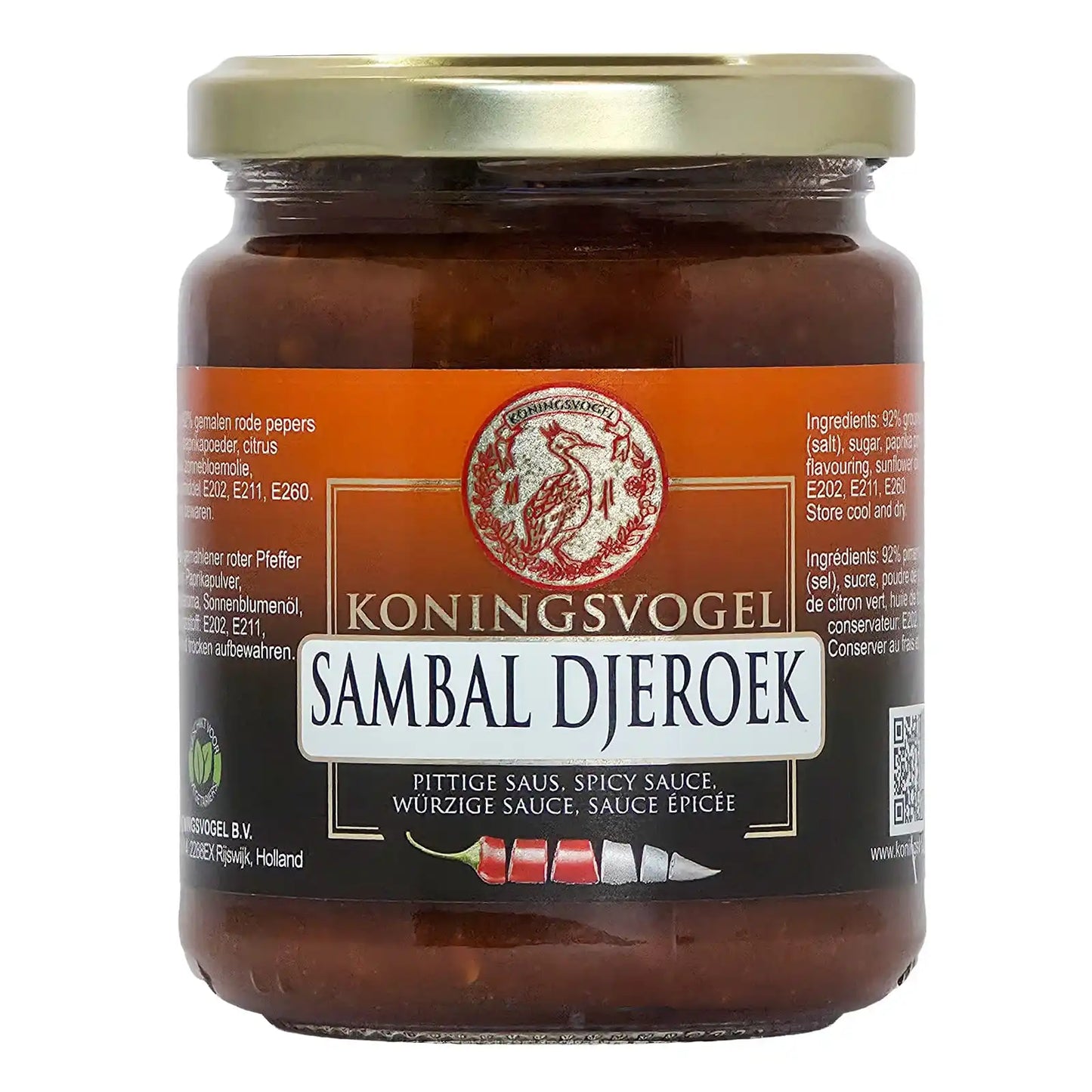 KONINGSVOGEL SAMBAL DJEROEK 270 GR.