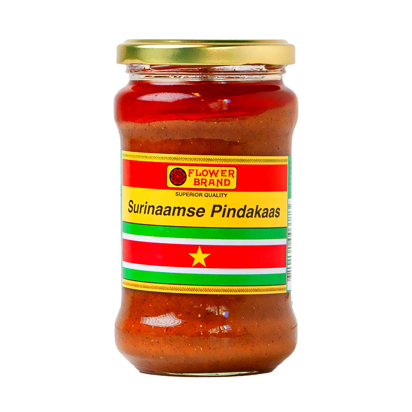 FLOWER BRAND SURINAAMSE PINDAKAAS 300 GR.