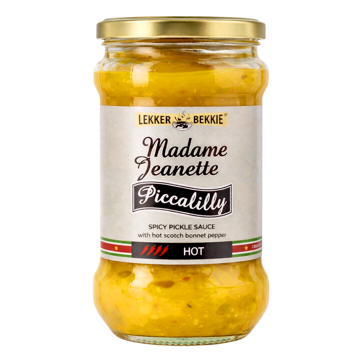 LEKKERBEKKIE M. JEANETTE PICCALILLY 290 ML.