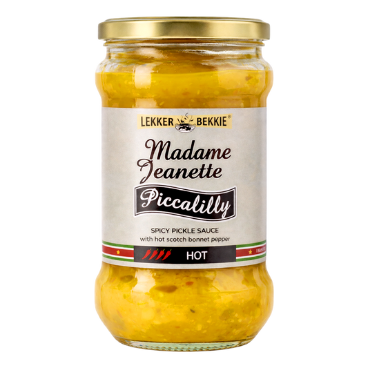 LEKKERBEKKIE M. JEANETTE PICCALILLY 290 ML.
