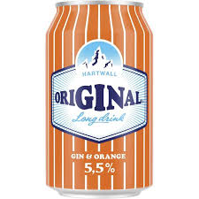 HARTWALL ORANGE LONGDRINK 24x33 CL.