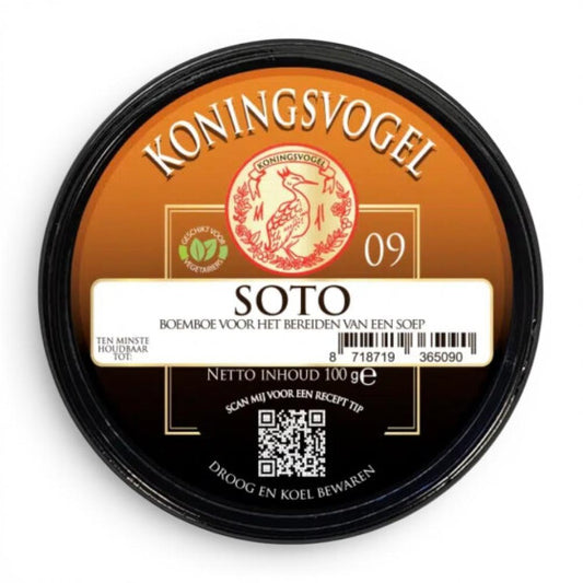 KONINGSVOGEL BOEMBOE SOTO 100 GR.