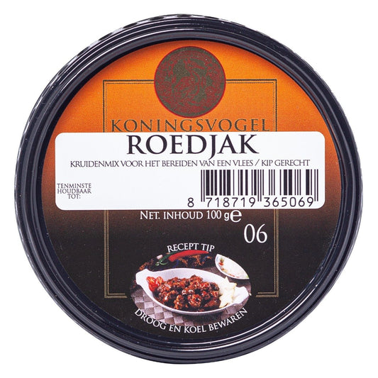 KONINGSVOGEL BOEMBOE ROEDJAK 100 GR.