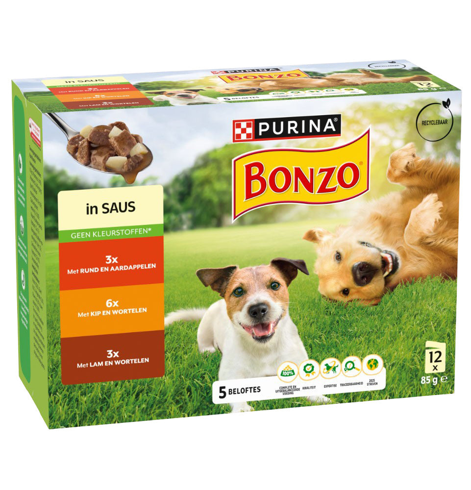 BONZO MULTIPACK RUND-KIP-LAM 4x1 KG.
