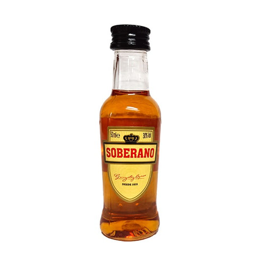 SOBERANO BRANDY MINI 12x5 CL.