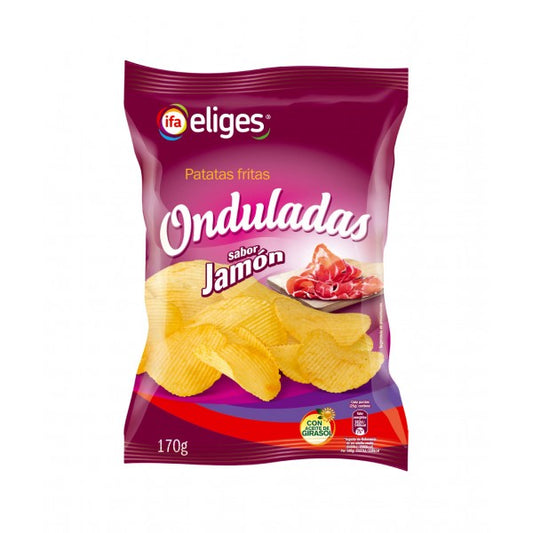 IFA-ELIGES PATATAS FRITAS JAMÓN 170 GR.