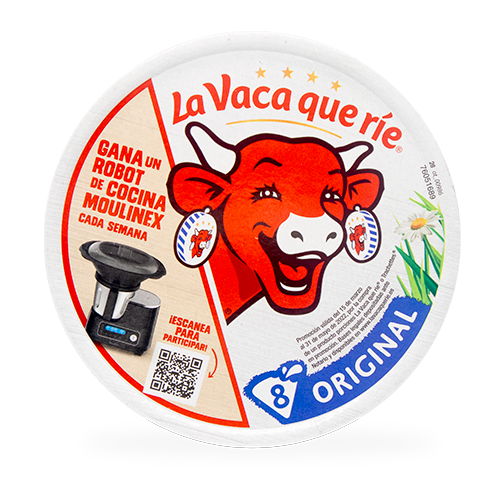LA VACA QUE RÍE QUESO PORCIONES 8 UND.