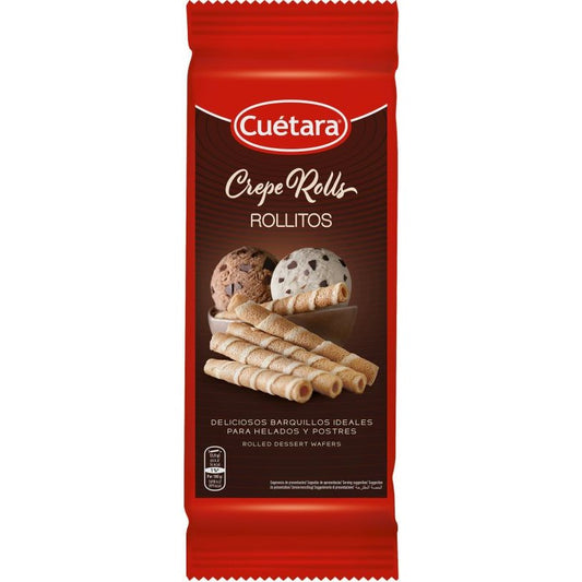 CUÉTARA ROLLITOS PARA HELADO 225 GR.
