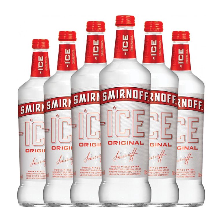SMIRNOFF ICE VODKA 6x70 CL.