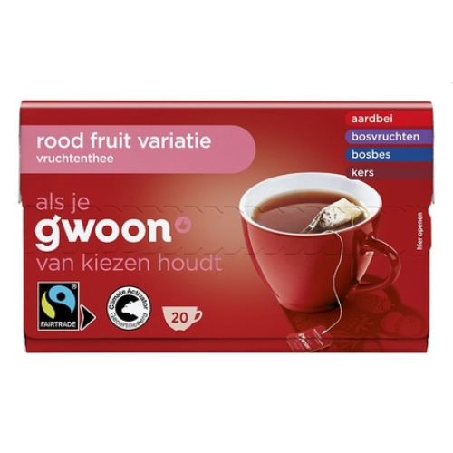 G'woon thee mix rood 20x1,5 gr